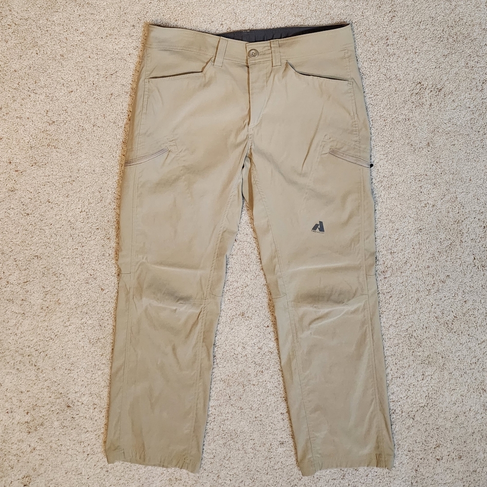 Eddie Bauer First Ascent Men's Tan Technical Pants - 34x30 - Picture 2 of 12